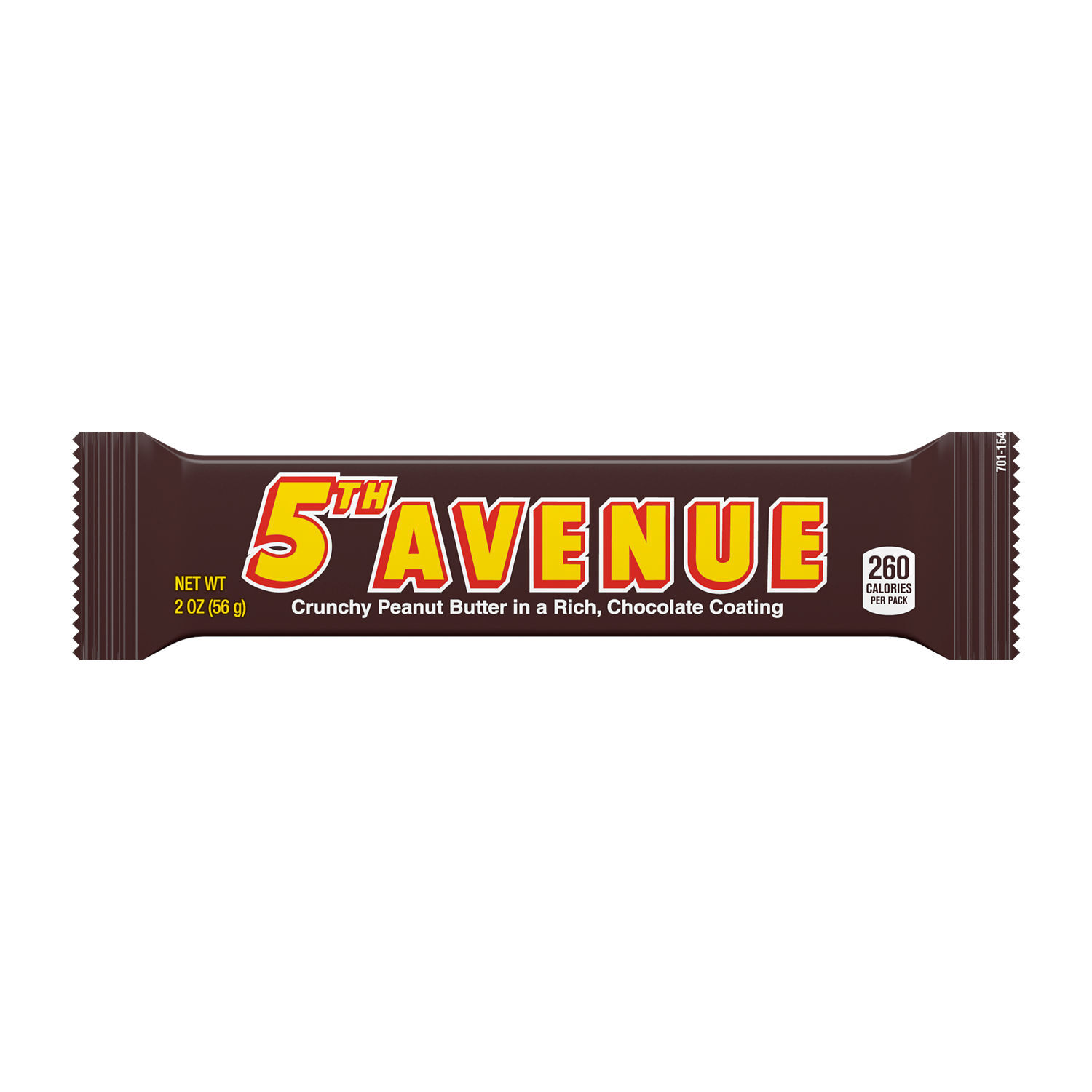 5TH AVENUE Chocolate Coated Peanut Butter Candy Bars, 2 oz (18 Count) - THE HERSHEY COMPANY