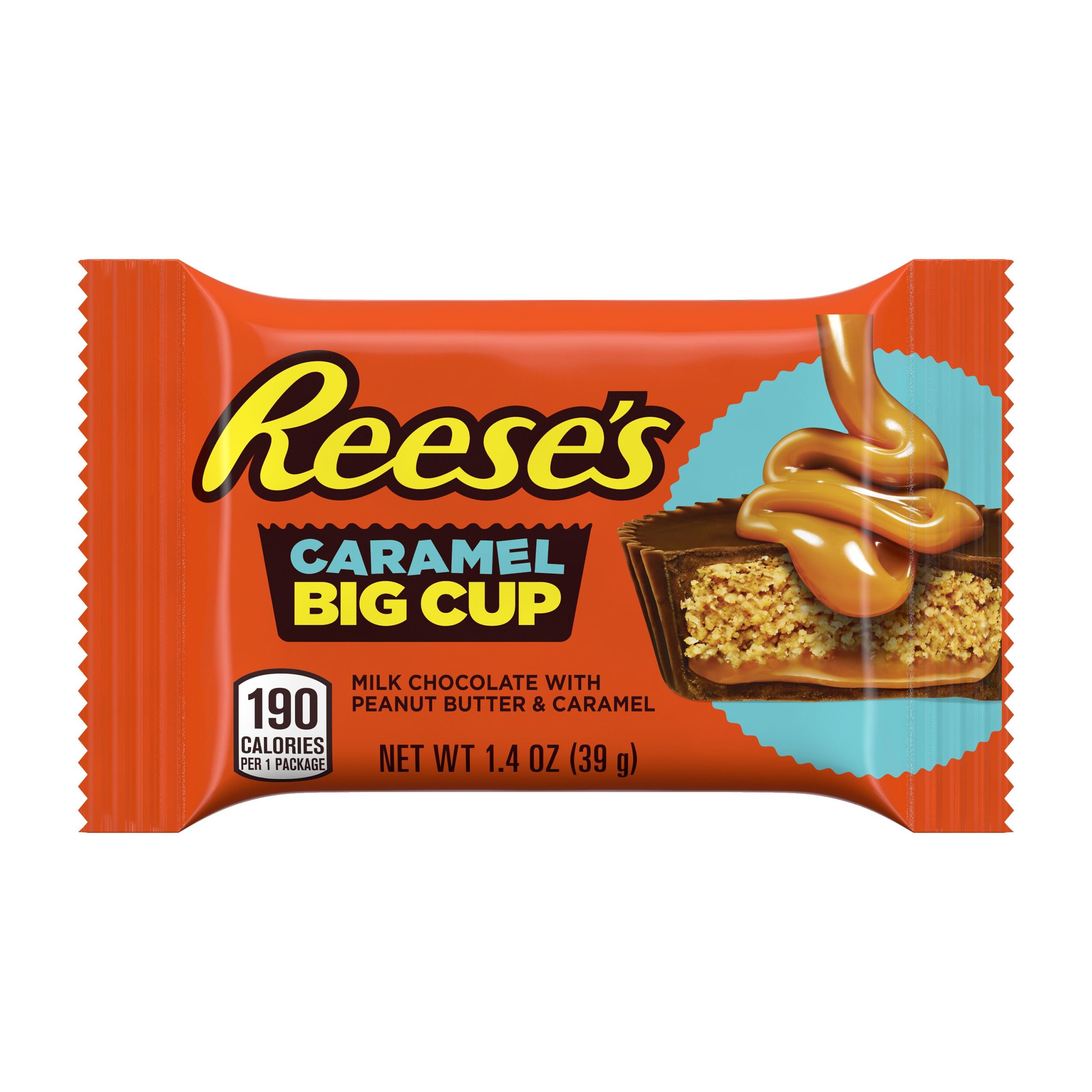 REESE’S BIG CUP Milk Chocolate Peanut Butter Cups with Caramel, 1.4 oz (16 Count) - THE HERSHEY COMPANY