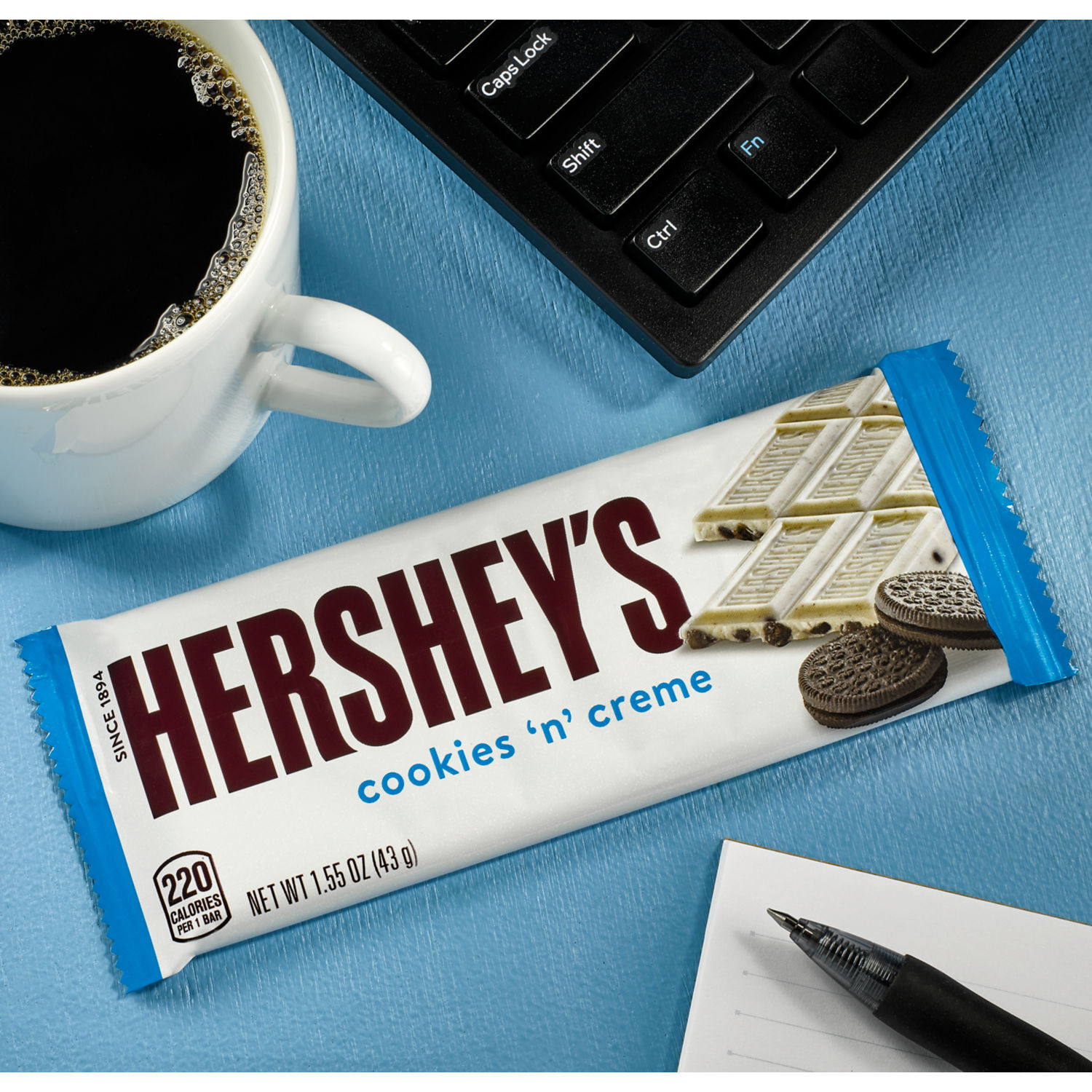 HERSHEY’S Cookies ‘n’ Creme Candy Bars, 1.55 oz (36 Count) - THE HERSHEY COMPANY