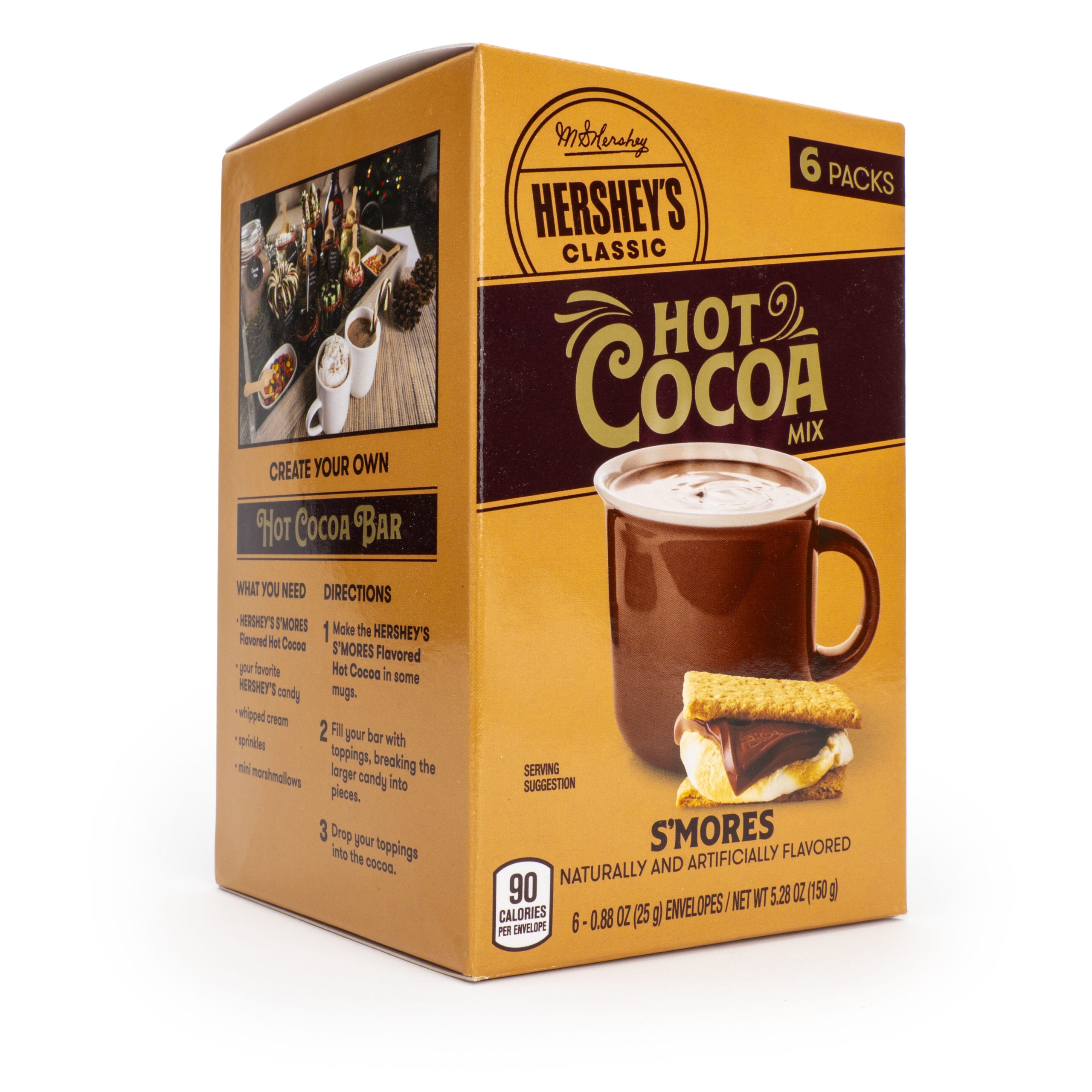 HERSHEY’S S’MORES Hot Cocoa Mix, 0.88oz (6 Count) - THE HERSHEY COMPANY