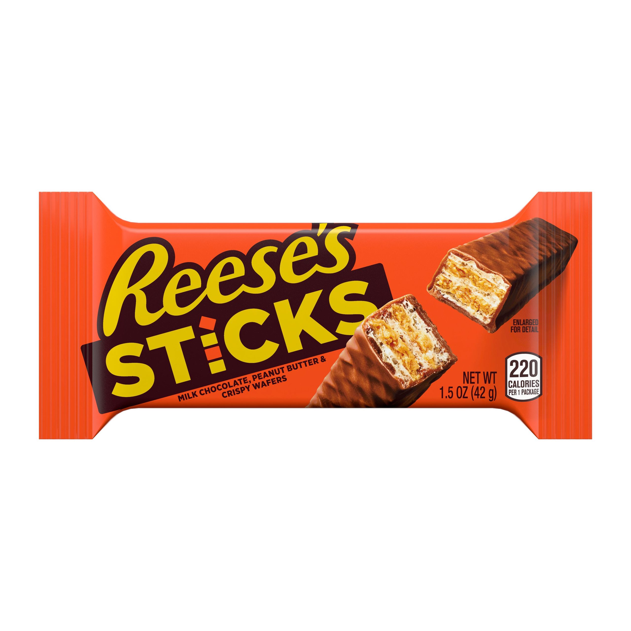 REESE’S STICKS Milk Chocolate Peanut Butter Candy Bars, 1.5 oz (20 Count) - THE HERSHEY COMPANY